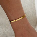 Cuff bracelet GF/SS