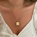Statement tag Necklace